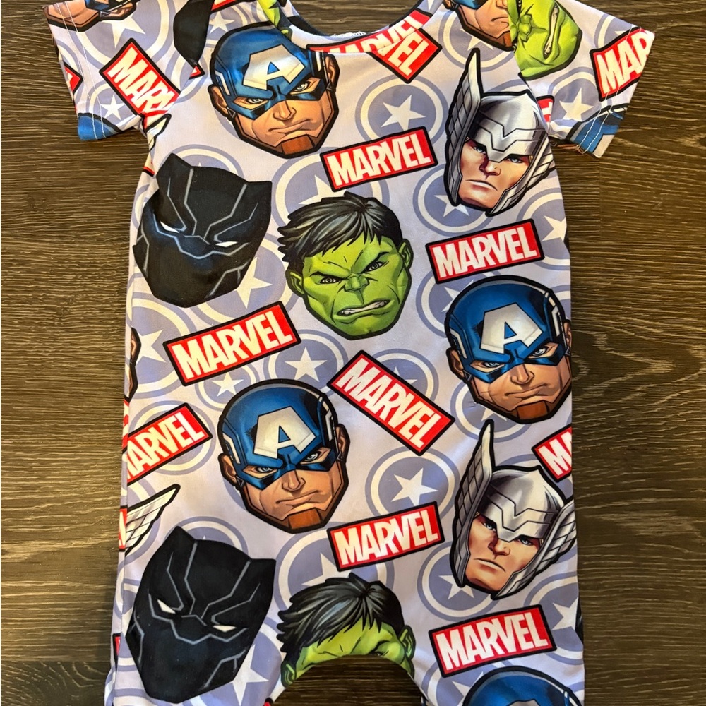 Marvel Heroes Multi-Color Romper